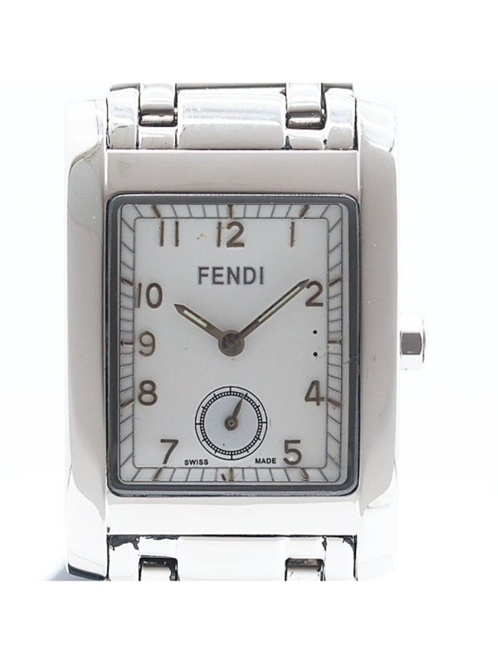 Fendi Small Seconds Silver Dial Watch